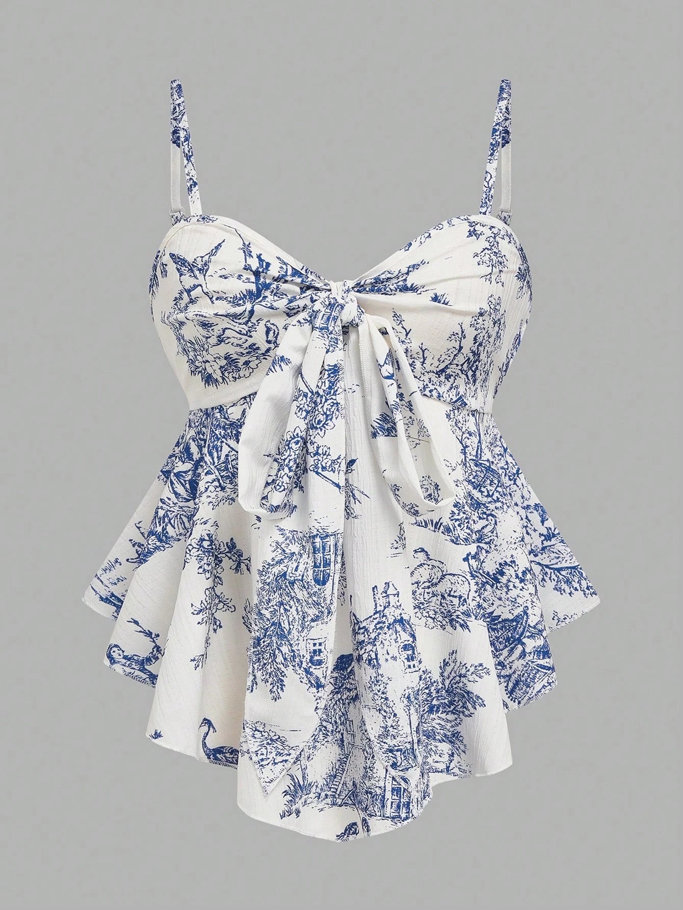 Women's Texture Print Close-Fitting Halter Top Elegant for Vacation Commuting And Daily Wear Single Piece