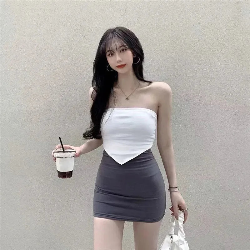 SMVP Sexy High Waist Office Mini Skirt Women New All-match Elastic Hip Wrap Skirt Ladies Elegant Slim Chic Simple Short Skirts