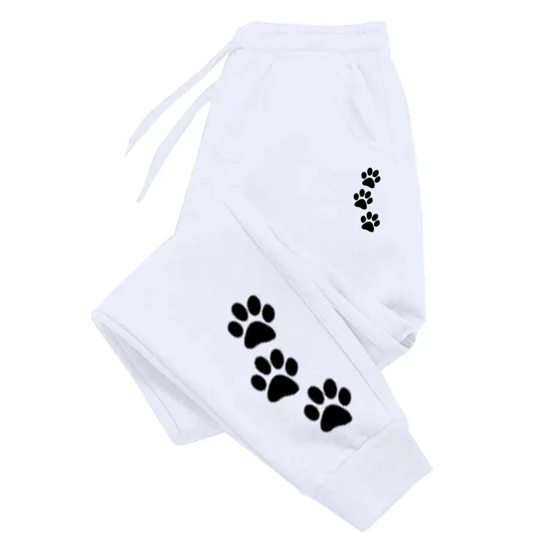 Womens Printing Sweatpants Fashion Casual Jogging Fitness Sport Trousers Street Versatile High Quality Soft Elastic Waist Pants
